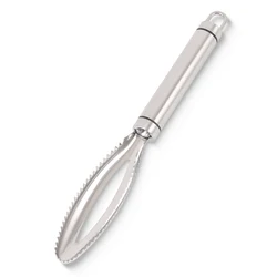 Factory wholesale Stainless Steel Fish Scale Scraper Peeler Remover Device Fish Skin Steel Fish Shaver