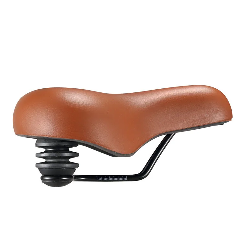 High Quality Electric 3 Wheels Cargo Bike Saddle Vacuum Brown Fat City Bicycle Seat Saddle