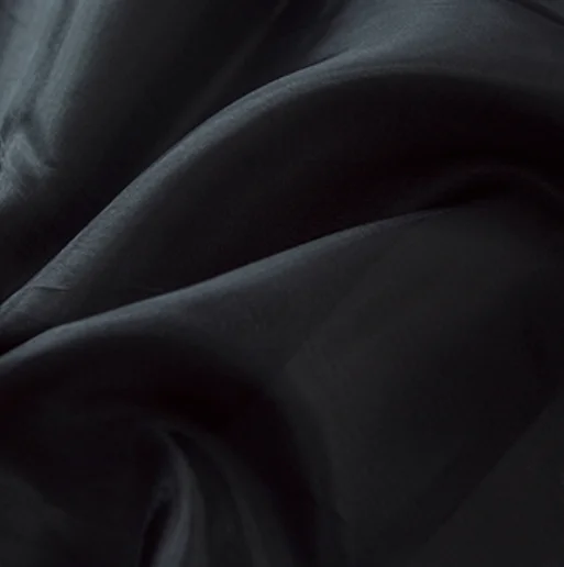 
New Listing polyester black yarn taffeta Fabric 