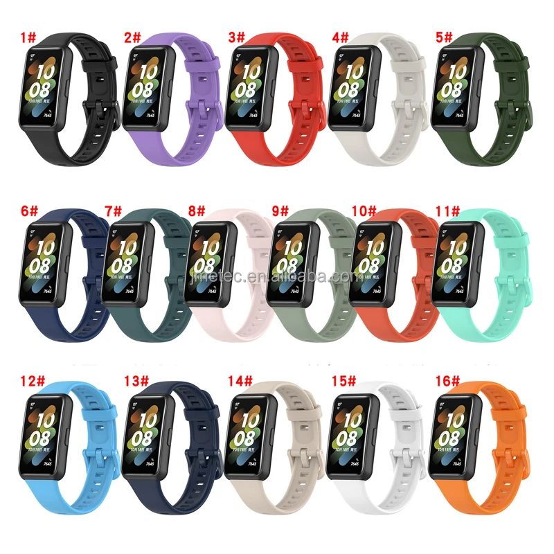 Luxury Slim Silicone Tpu Transparent Wrist Bracelet Watch Band for huawei Band 7 Pro Strap Honor 7