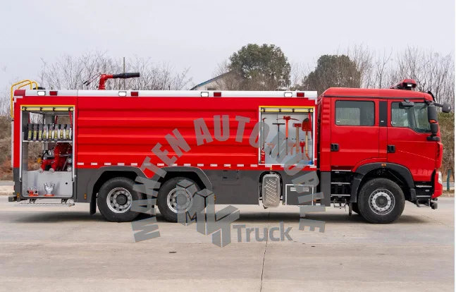 HOWO 6X4 Customized 18 Cbm Foam and Water Tank Fire Fighting Engine Fire Truck with Fire Apparatus for Sale