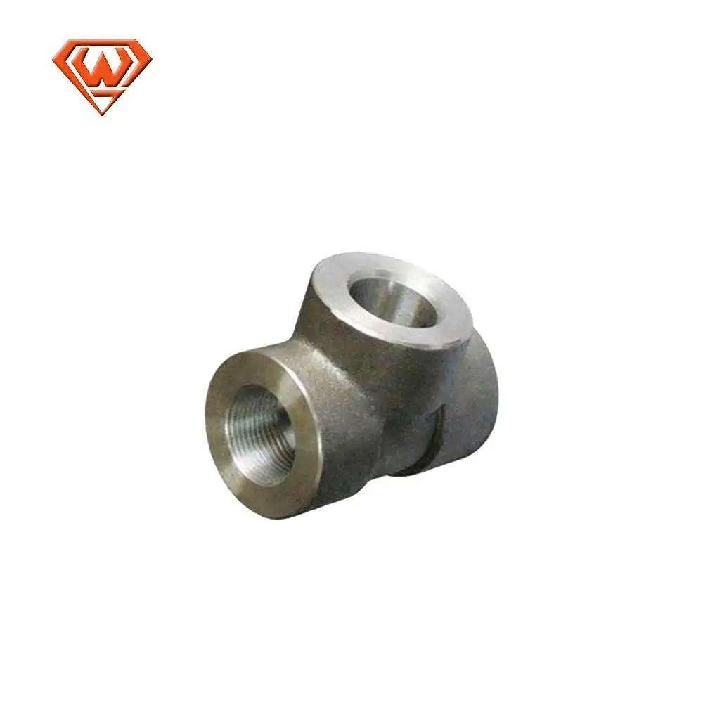 Hydraulic hose 3/4 inch Class 3000 high pressure pipe fitting Tee