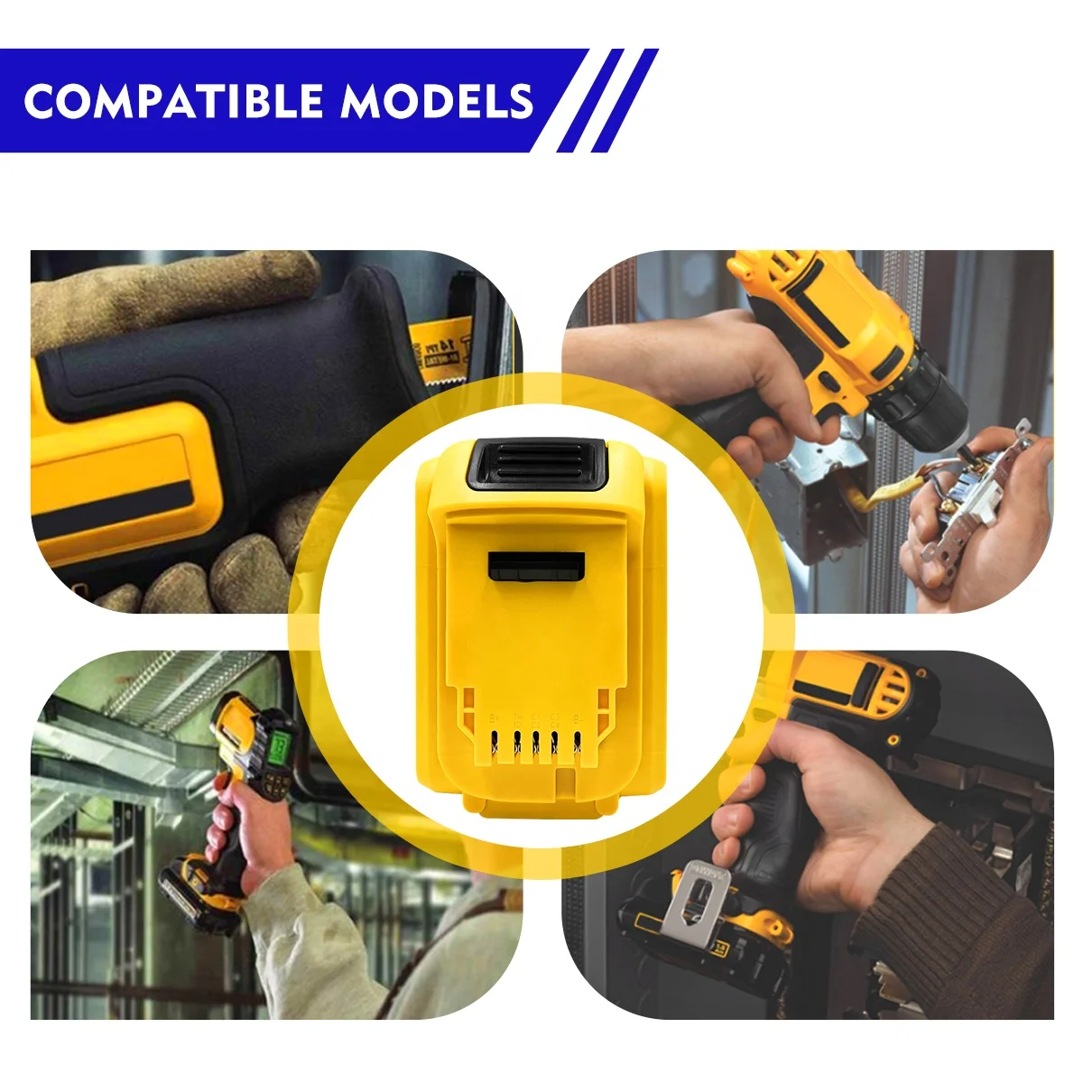 OEM 18V/20V 9.0Ah Power Drill Rechargeable Battery Pack For Dewalts 20V Batteries DCB180 DCB205 DCB204 DCB200