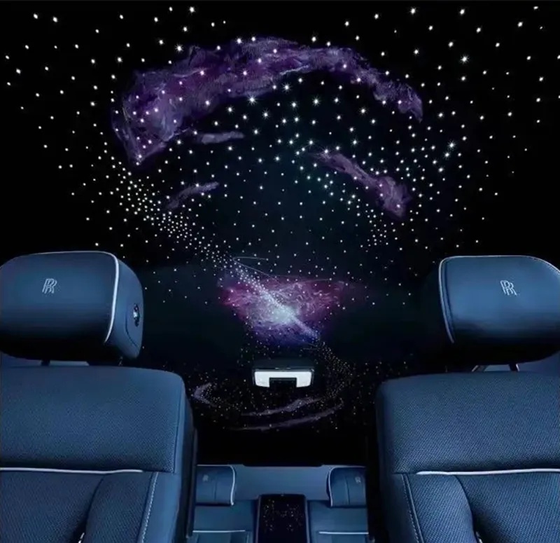Приложение Smart light разные размеры комплект для освещения крыши автомобиля Rolls-Royce Phantom starlight