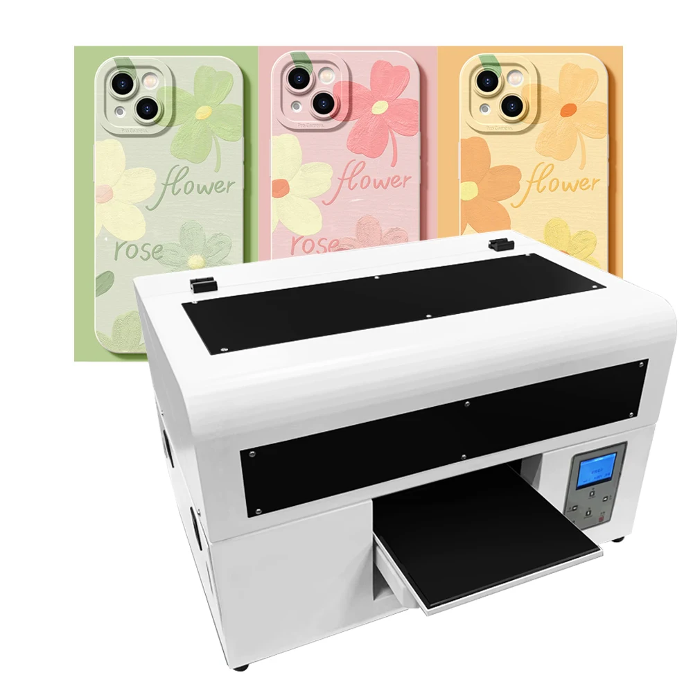 DOMSEM Digital Direct Diy Pen Id Card Pvc Glass Leather Metal Wood Led multifunctional a4 uv printer for lego Flatbed Uv Printer