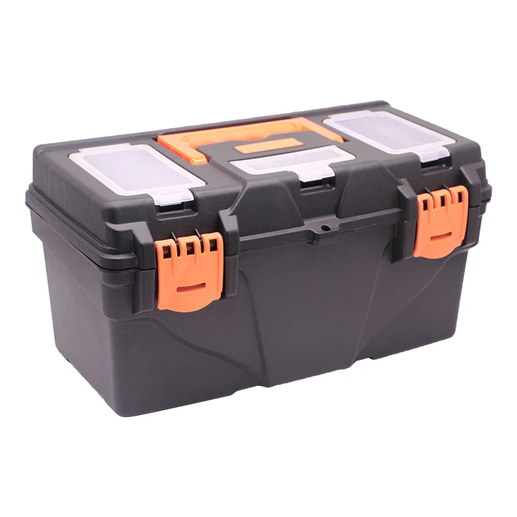 15 Inch PP Material Plastic Tool Box with Removable Tray