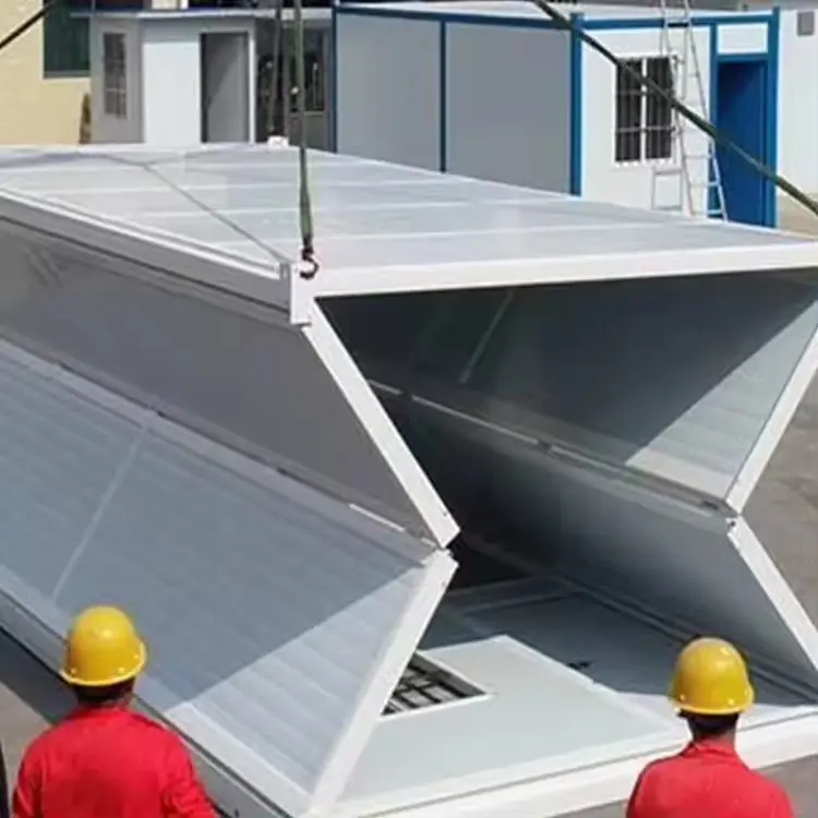 DFBD Pvc Floor Five Bedroom Small Prefabricated Home Tiny Unfoldable Container House For Summer Season Saint Kits And Nevis