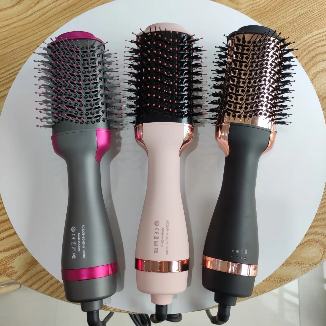 Factory Private Label Rotating Multifunctional One Step Hair Blow Dryer Volumizer Hot Air Brush