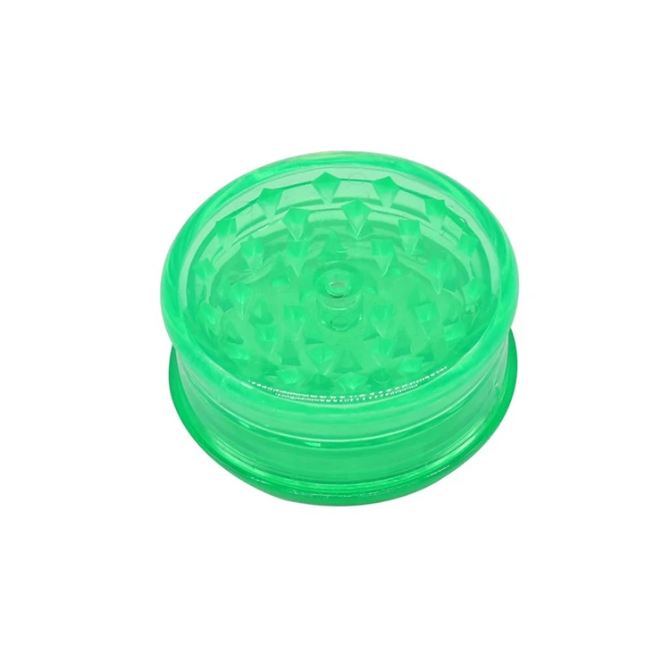 2020 dry herb spice grinder small customized mini 60mm acrylic plastic grinders herbal mill