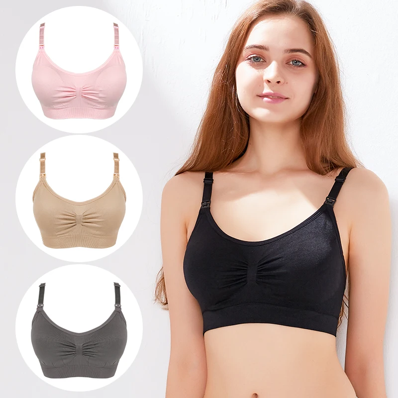 China factory direct sale big size D cup pregnant women maternity nursing sleep Bra
