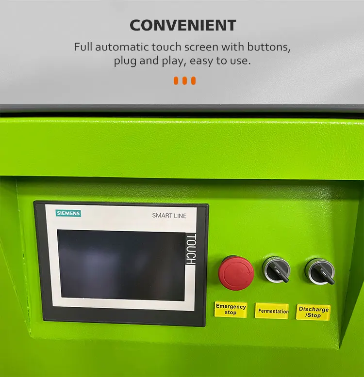 2021 OPDE High-quality Food Waste Composting Machine Proceed Ability 300kgt/day