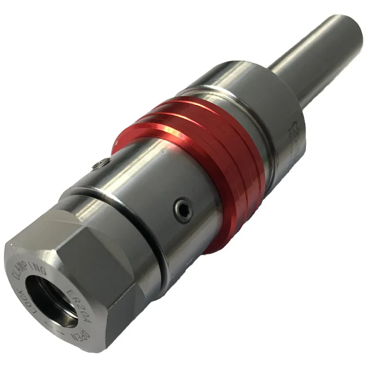 C type -TER Tapping shank of CNC lathe retractable floating collet body tap clamp torque overload straight shank tapping  tool