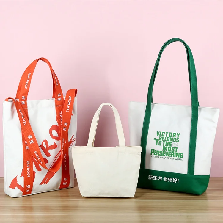 Paintable Suitable for DIY Art Crafts Activities, Giveaways and Promotions Canvas Tote Bags