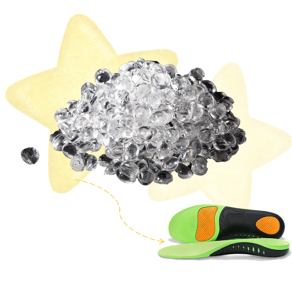 Soft Rubber Shock Absorption Anti Slip Gel Shoe Insole Pad with Tpe Tpr Raw Material Granules of Tpr