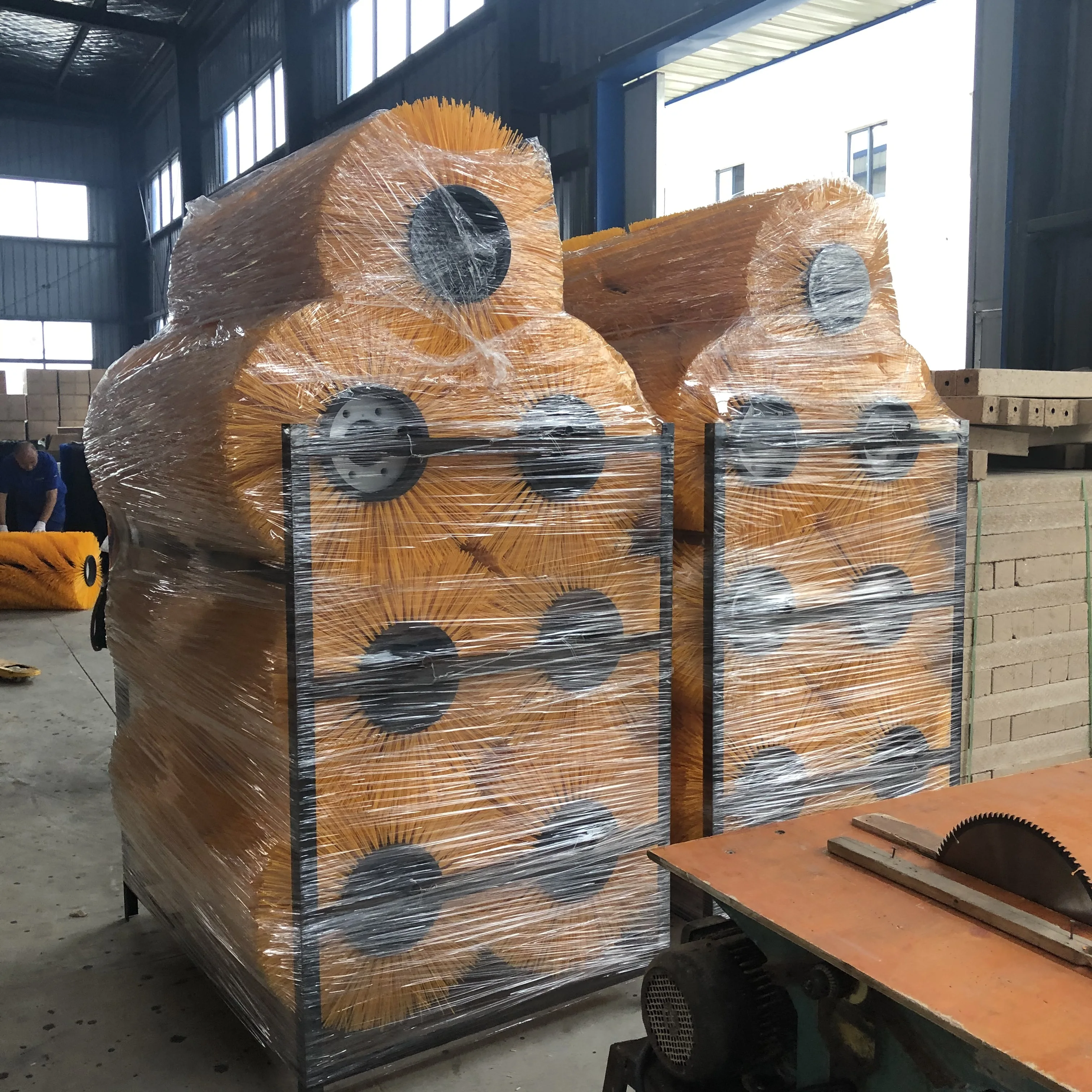 1330*630mm PPL Mix Steel Sweeper Road Main Tube Brush ISAL 6000