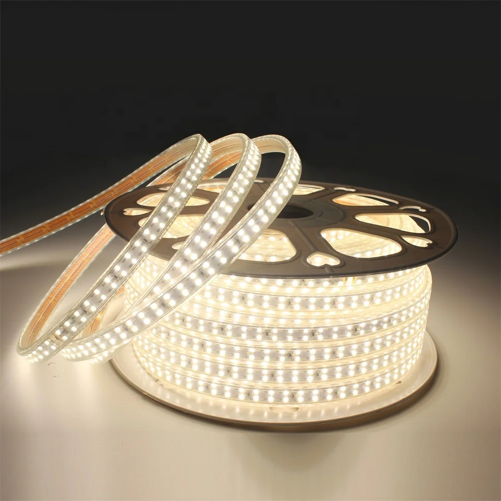 High Voltage 120Leds/m AC220V 50 100m IP67 Waterproof LED Tape SMD2835 Flexible Smart LED Strip Light