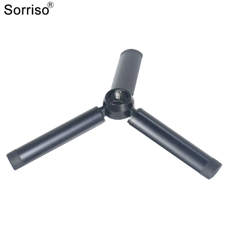Sorriso Factory Price Mini Desktop Tripod For Phone Stand Camera Selfie Rod Camera Adapter Tripod Mount Hand Grip Extension