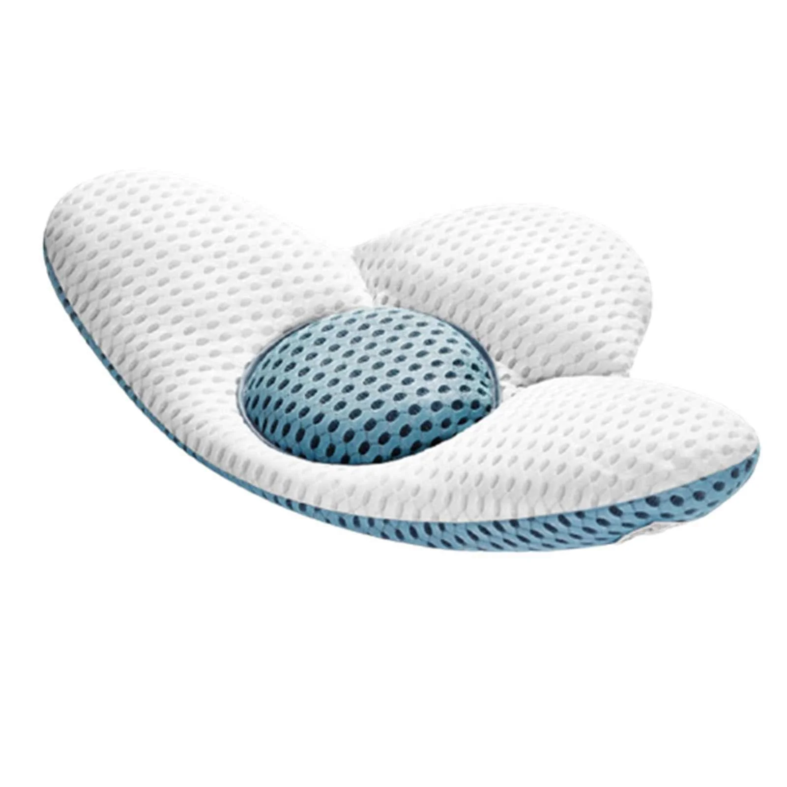 3d Waist Buckwheat Sleep Lumbar Pillow With Adjustable Height Sleeping Back Support Pain for Prevent Muscle Strain