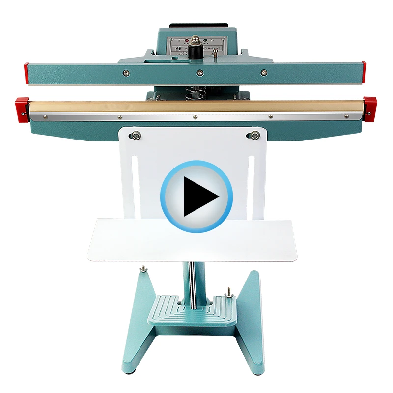 PFS-650  Food Industry Aluminum Frame Foot Pedal Plastic Bag Heat Sealer Bag Sealing Machine best price good quality