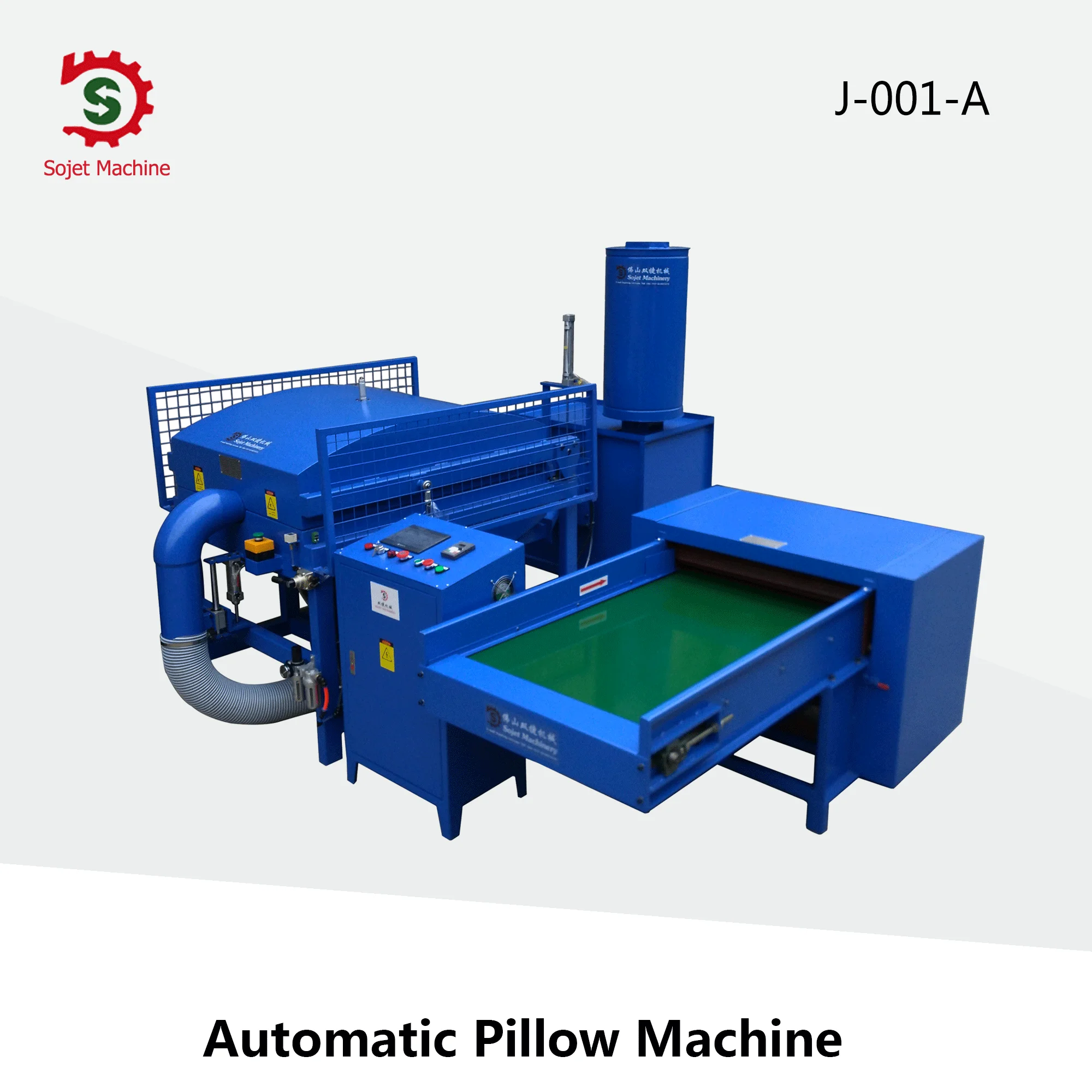 J-001-A Automatic Fiber Carding and  Pillow Vacuum Filling Machine Supplier pillow vacuum filling machine