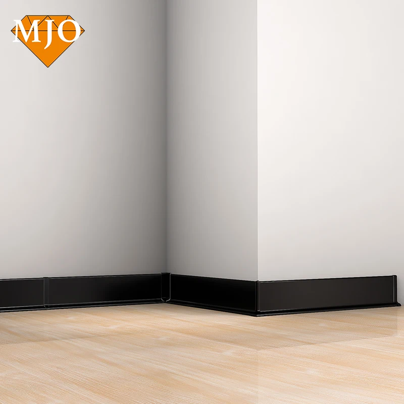 Foshan High Quality Factory MJO Aluminum Skirting Board Skirting Profiles For Floor Decoration OEM Aluminum Kitchen Skirting