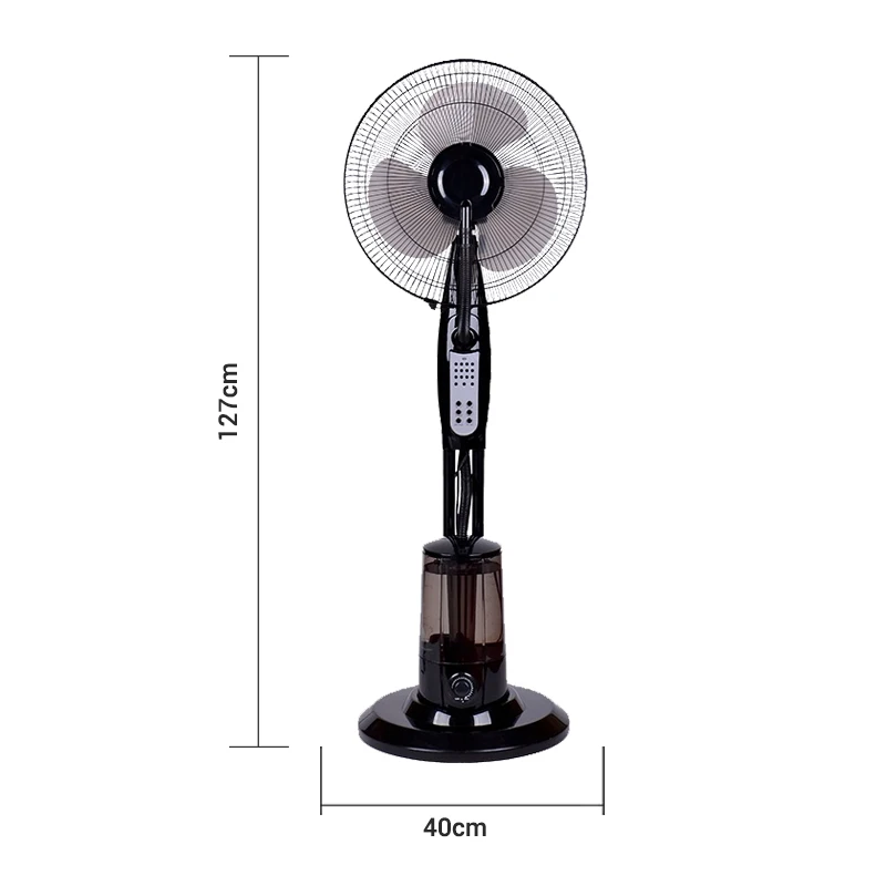 Hot Sale Air Cooler Domestic Remote ventilateur Standing Fan Ultrasonic Humidifier Mist Spray Electric Fan