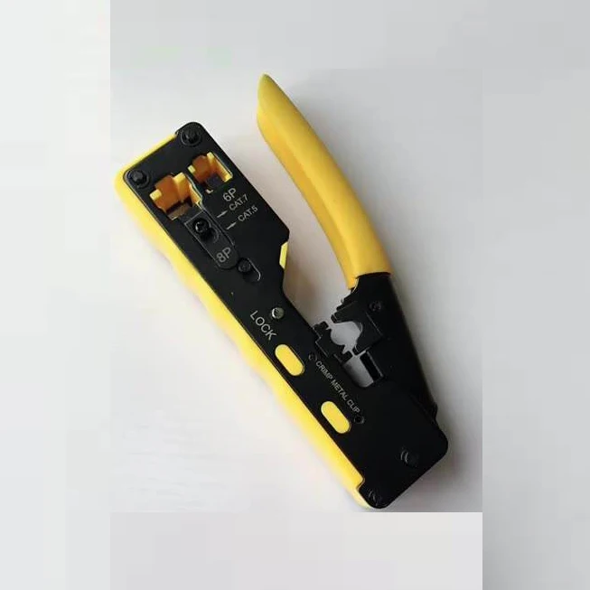 Cat5 Cat6 Cat7 Проходная подача через RJ45 обжимной инструмент Электрический трубка pex ручной провод