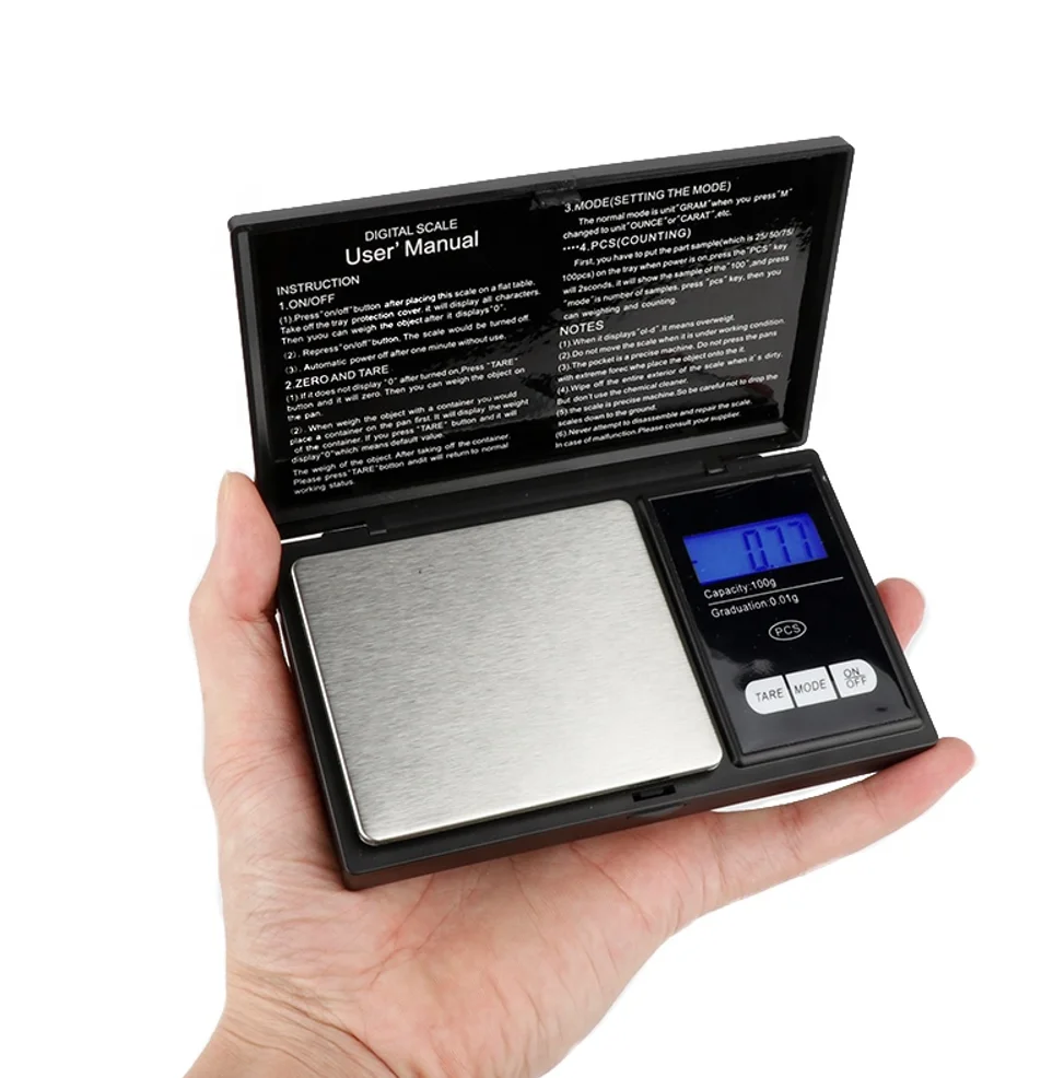 Mini Digital Electronic Pocket Gold Drug medicine Jewellery Weighing Scales 0.1G/0.01G to 100/200/300/500 Grams