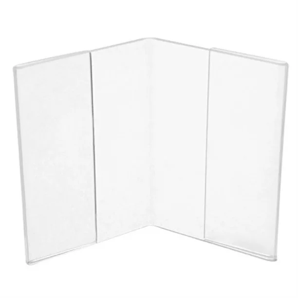 Premium Book Shape Angled Bended Acrylic Photo Frame