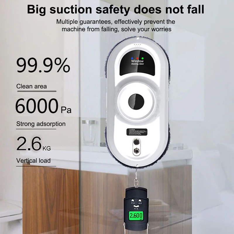 Robot window washer clean bot pro with remote control mirror washing rub the glass home appliances Robotic window cleaner