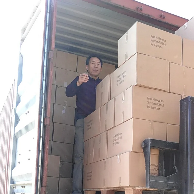 drywall gypsum board white paper joint tape in 75m or 150m rolls