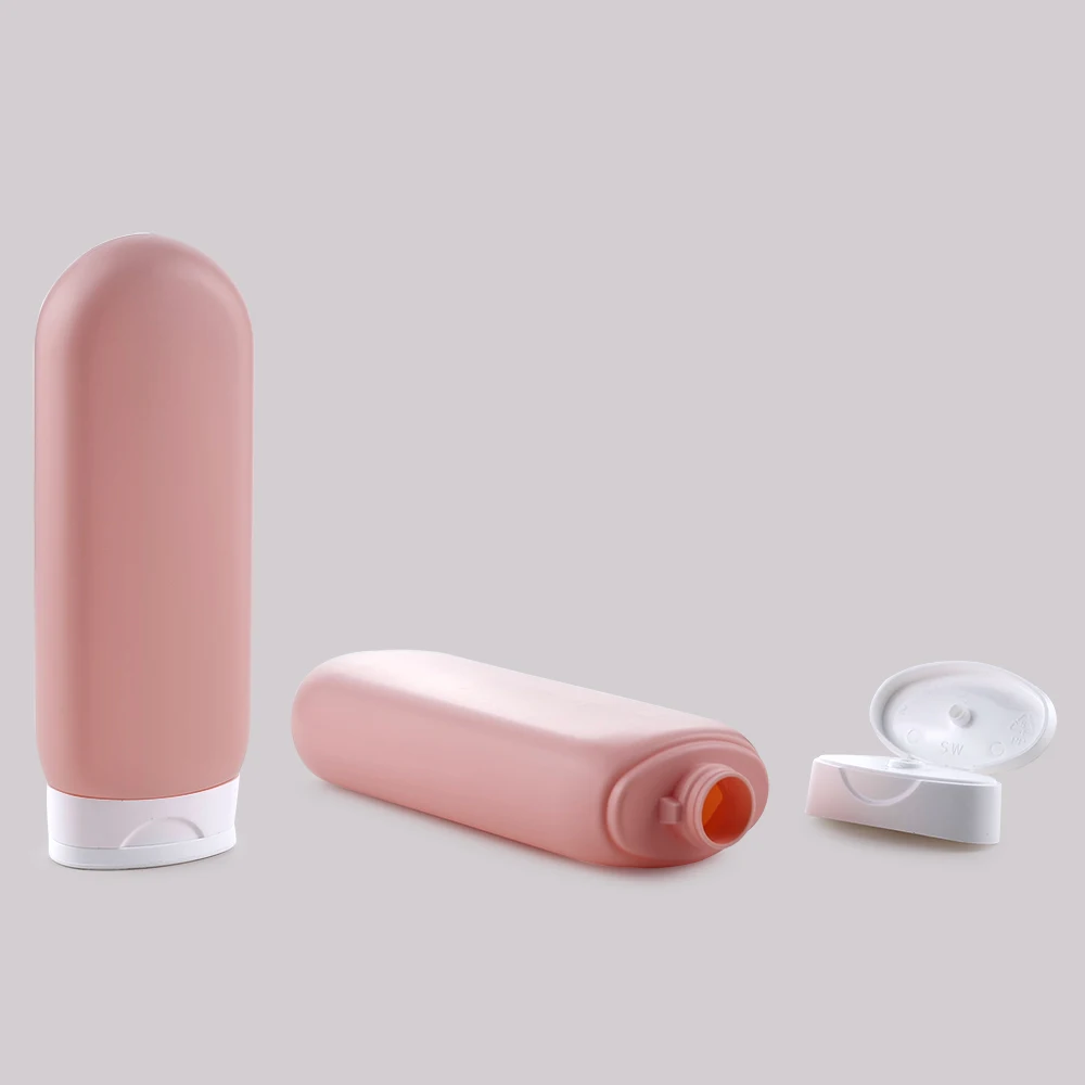 Fast Delivery 300ml Plastic HDPE Upside Down Bottle with Flip-Top Cap