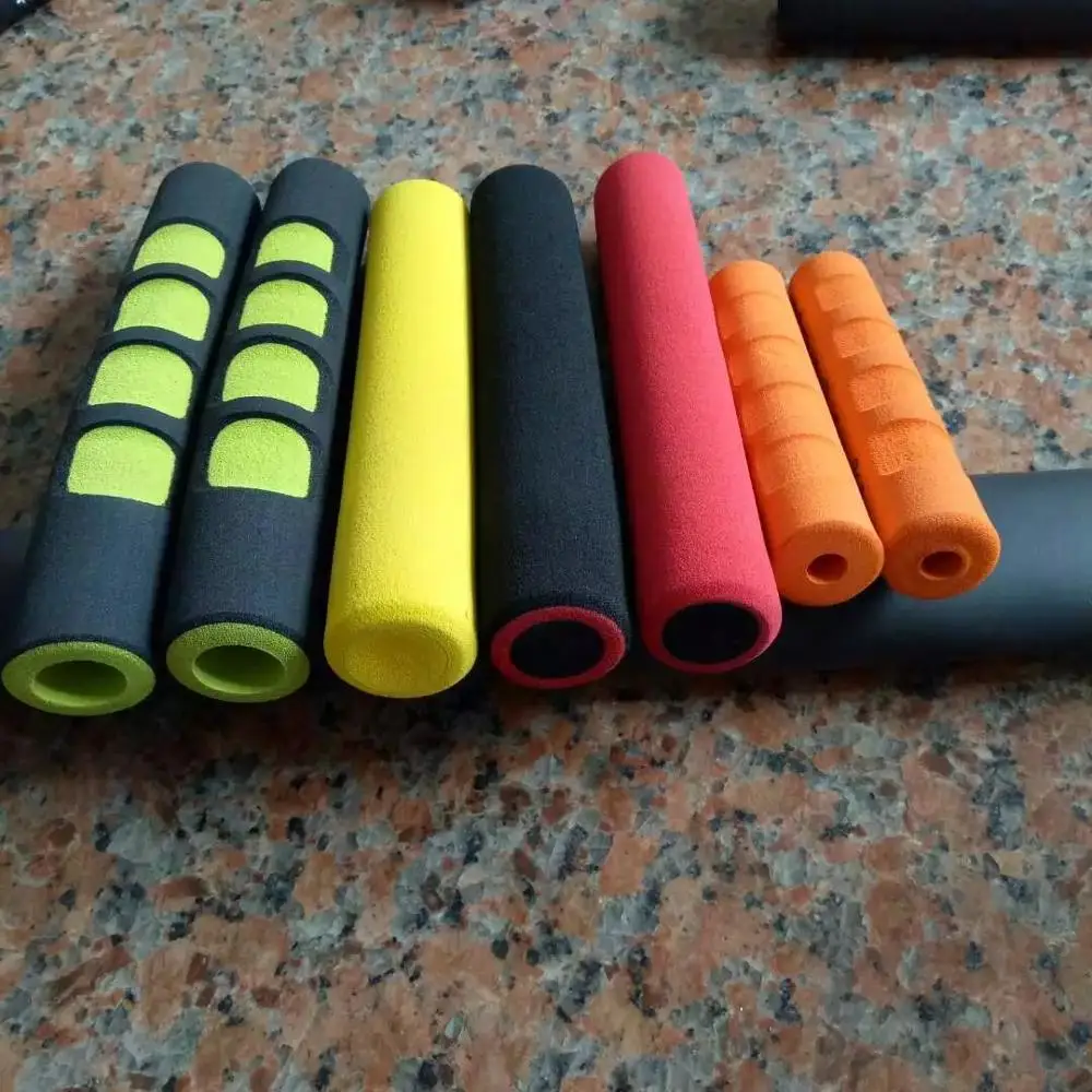 Multi-colored Nbr sponge rubber foam handle for gym equipment