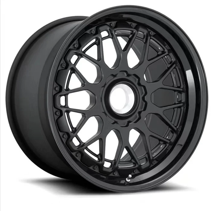 20 inch three piece forged deep lips rims wheels pcd 6x1397 black fit for dodge charger gt 2018