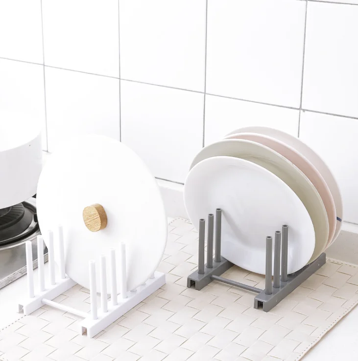 2025 hot sell new design plastic dish bowl pot cover rack kitchen storage rack drain rack
