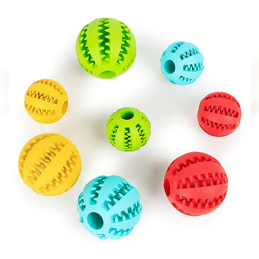 Pet supplies dog toys chewing toys rubber cleaning balls molar cleaning teeth leaking food dog toys wholesale