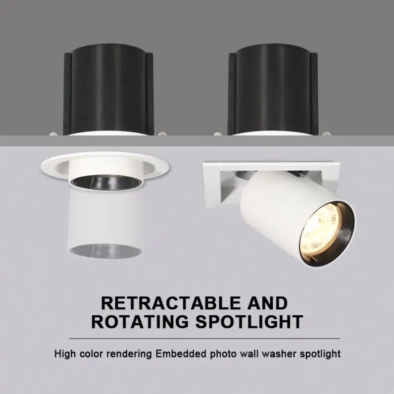 18W Led Stand Exhibition Banner Display Cob Ceiling Spotlight For Gallery Cabinet Showcase Hallway Corridor Indoor