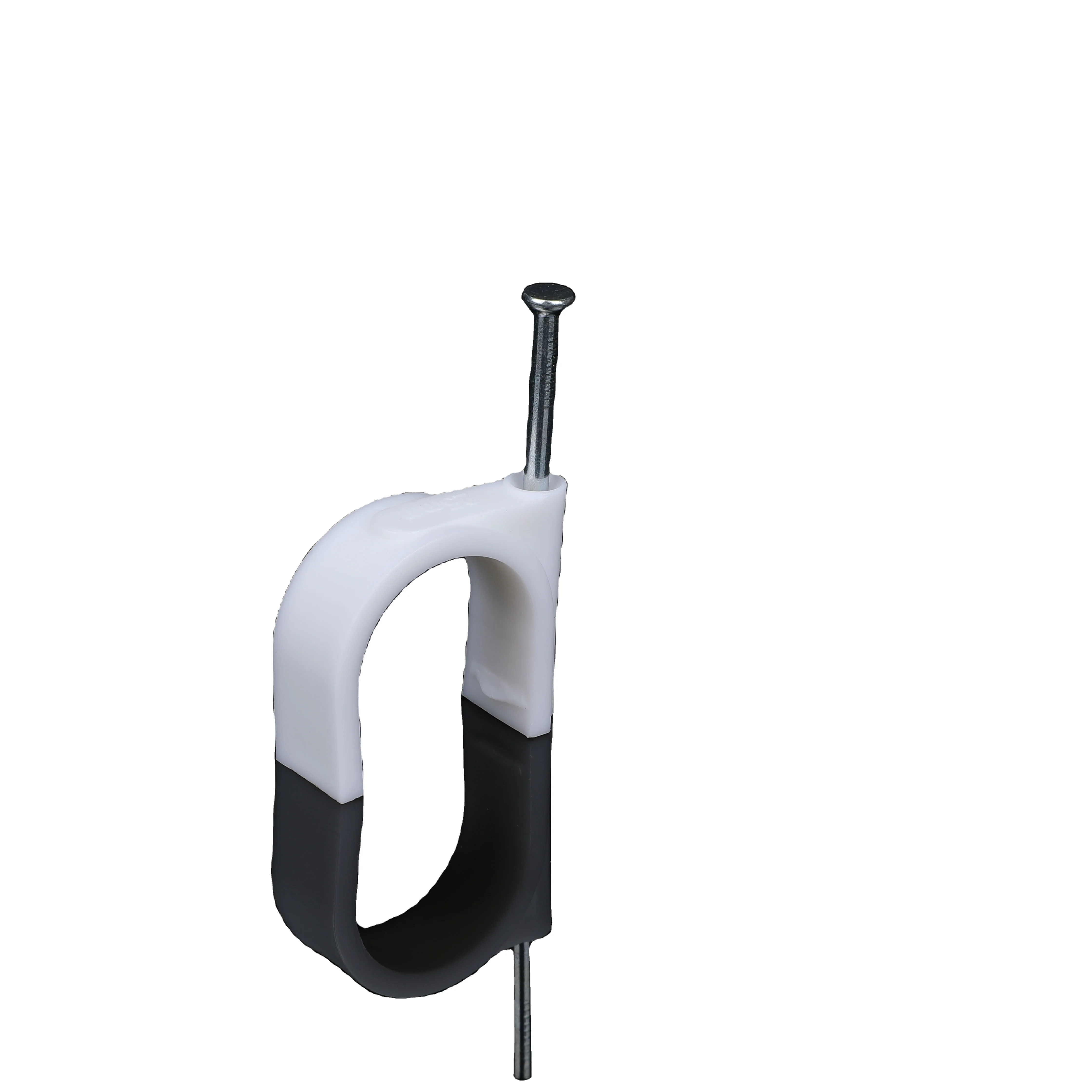Wholesale Steel Nails Strength Plastic Parts Are Thickened 25mm Circle Cable Clip Cable Clamp Cable Holder Clip