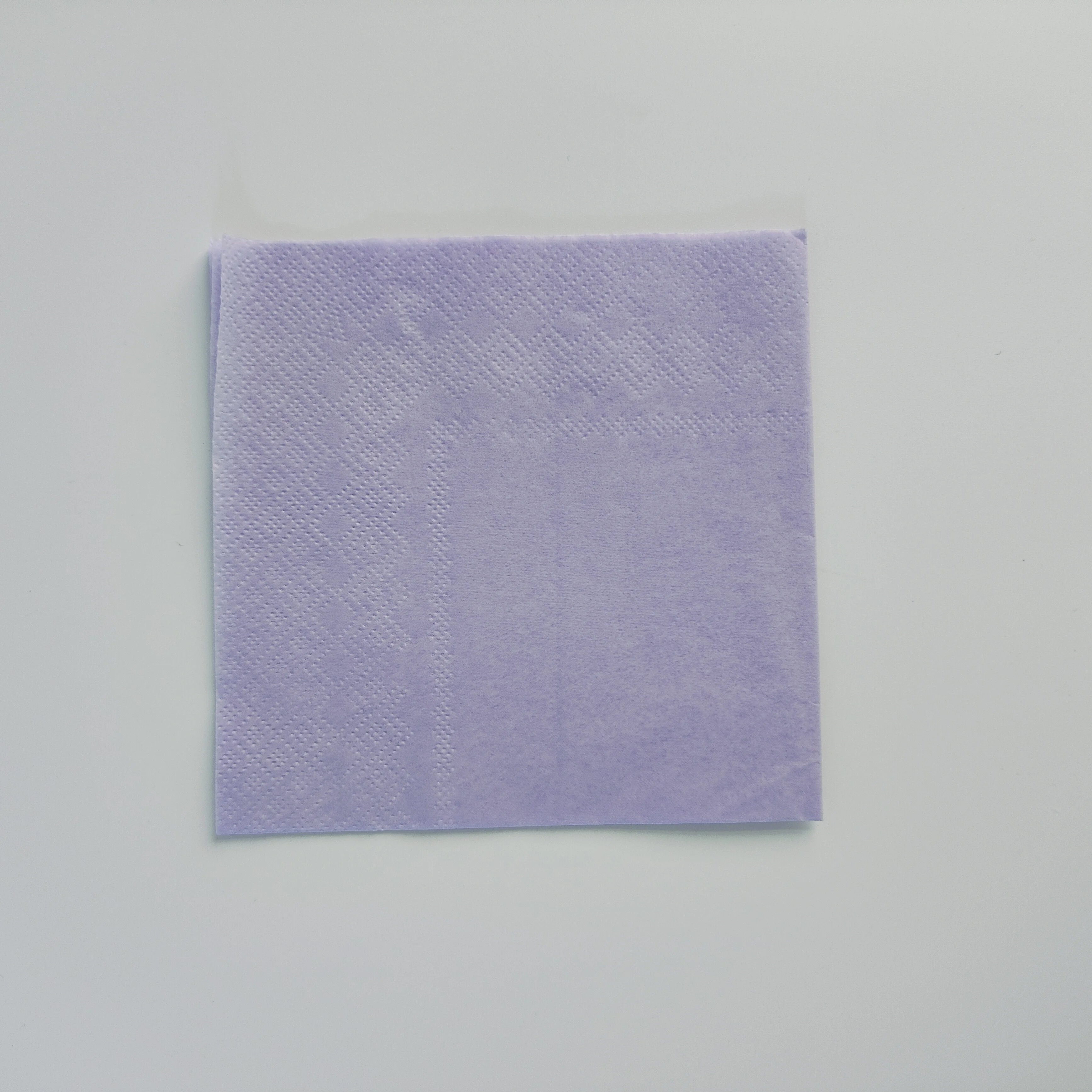 Disposable Custom Purple printed tissue paper Napkins Dinner Luncher Table Napkins