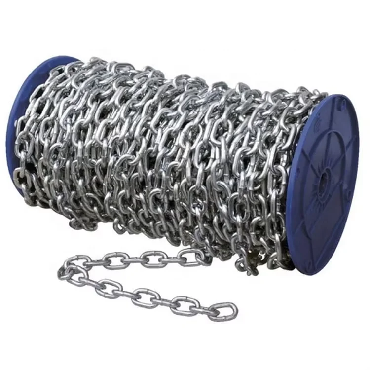 DIN763 766 Hot Sale Short Long Round Link Chain Machine Customized Factory Price