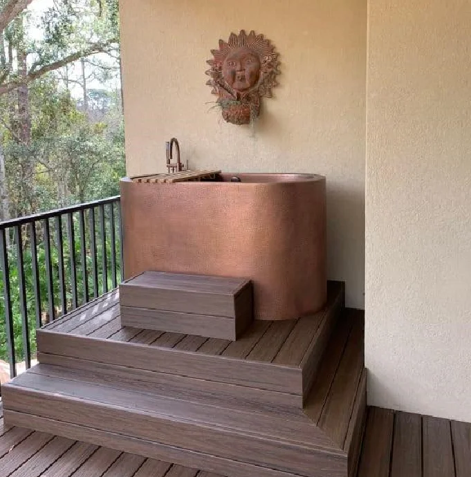 Wholesale Custom Home Used High Quality Luxury stainless steel Bathtub Deep Soaking Ice Bathtub  For Sports Ice Bath Recovery