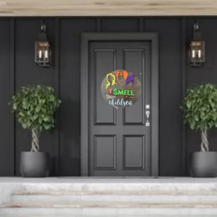 Harvest Festival Front Door Welcome Sign Hanging Faux Handmade Decorative Hangings Halloween Craft Decorations