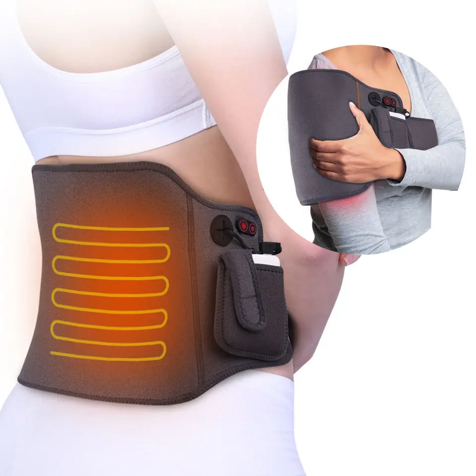 Lower Back Pain Relief electric portable menstrual heating pad shoulder heating wrap