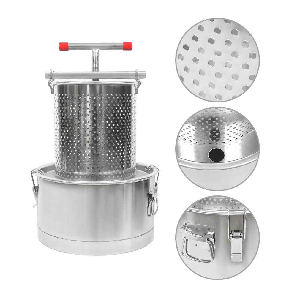 New style automatic bee wax press machine extractor manual honey press machine