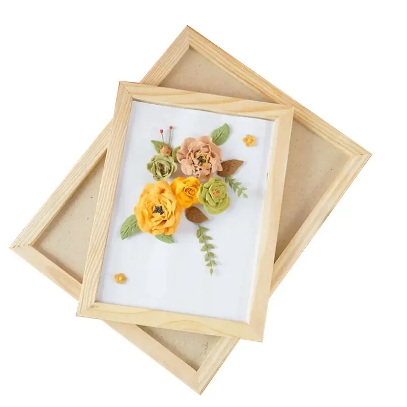Best-Selling Wood Clay Picture Frame Family Portrait Parent-Child Painting Picture Frame Certificate Picture Frame