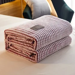 Квадратное теплое одеяло Ataya из микрофибры, дешевое однотонное Фланелевое Флисовое одеяло для гостиной, оптом