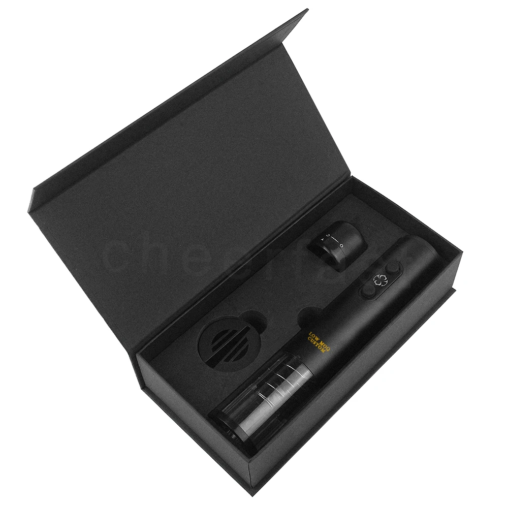 Support Sample Order Electric Wine Opener Black Magnetic Gift Set Remover For various Occasions Electric Wine Opener Gift Set