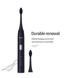 OEM Customized IPX7 Waterproof Charging Ultrasonic Sonic Electric Toothbrush