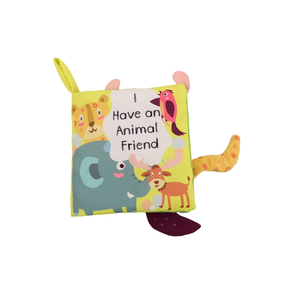 Professional Factory Unisex Sound Softcover Baby Children Toy 3d Cloth Book