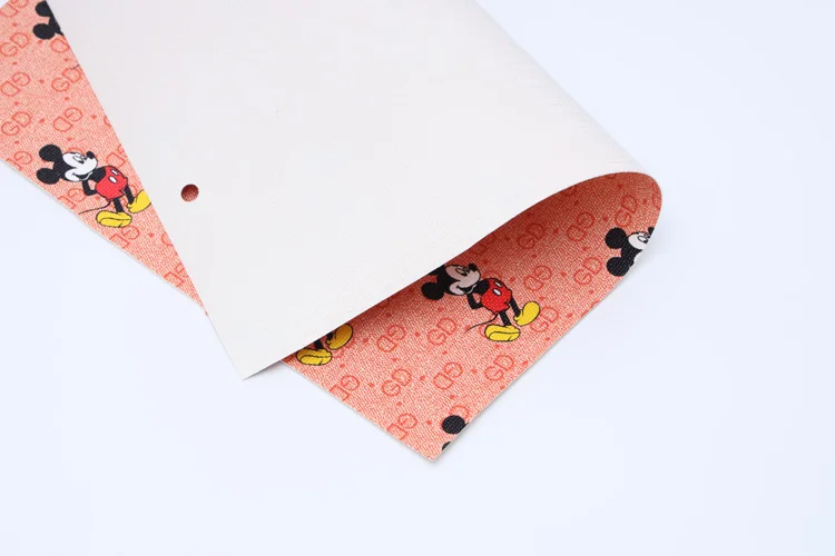 2022 China factory direct sale  synthetic leather fabric for women wallet bags